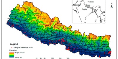 Mapa nepálu klimatu