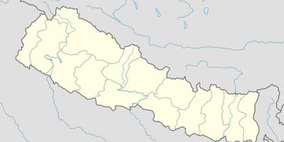 Mapa nepálu, vektorové