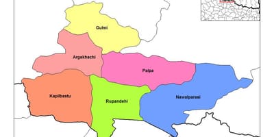 Mapa rupandehi nepálu